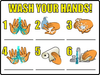washing hands steps