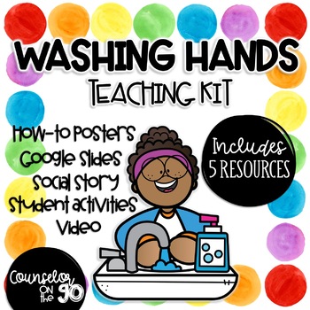 Preview of Washing Hands Teaching Kit Social Story and Activities 