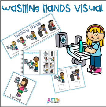 Preview of Washing Hands Visual - Freebie!