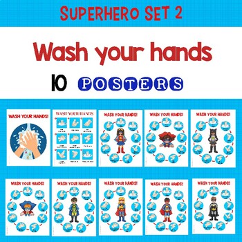 Preview of Washing Hands Visual Sequence COVID-19 Return to School safety (School License)