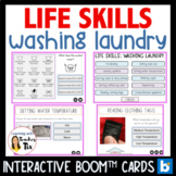 Washing Laundry for Special Education Life Skills class Bo