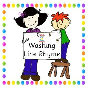 Preview of Washing Line Rhyme