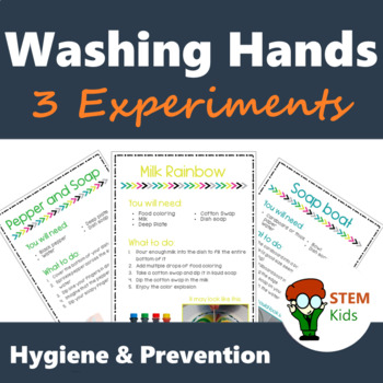 Preview of Washing hands - 3 Experiments to show the importance