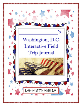 Preview of Washington, D.C. Field Trip Journal DIGITAL & PRINTABLE