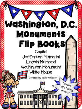 Preview of Washington, D.C. Monuments Flip Books