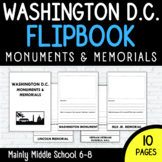 Washington D.C. Monuments & Memorials Research FLIPBOOK