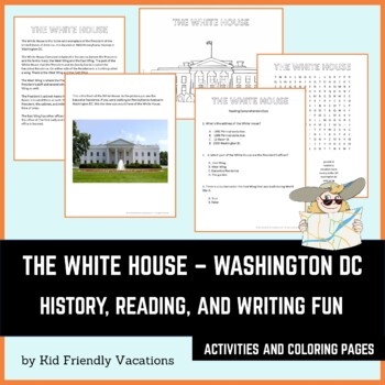 white house coloring pages printables