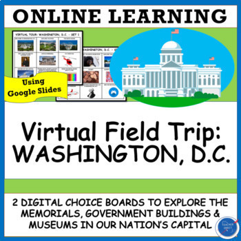 Preview of Washington DC Virtual Field Trip | White House U.S. Capitol Digital Resource
