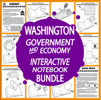 Preview of Washington Government & Economy – ALL Washington State History Content Included!