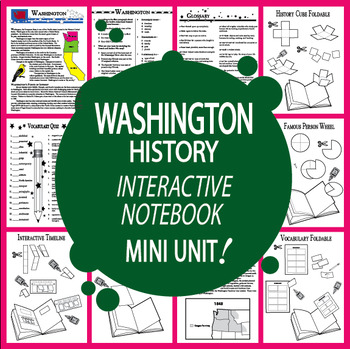 Preview of Washington State History + AUDIO – ALL Washington State Study Content Included