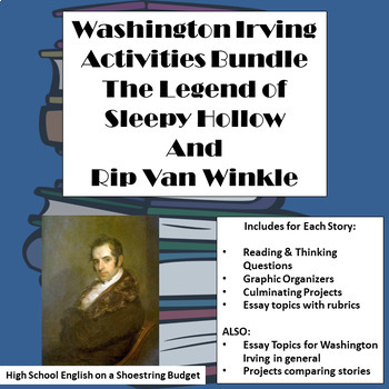 Preview of Washington Irving Bundle: The Legend of Sleepy Hollow and Rip Van Winkle - PDF