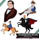 Washington Irving Clip Art Set