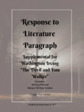 Washington Irving "The Devil and Tom Walker" - Response to