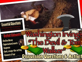 Preview of Washington Irving's The Devil and Tom Walker with Google Slides