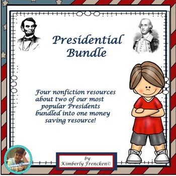 Preview of Bundle: Washington & Lincoln Non-Fiction passages & printables