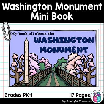 Preview of Washington Monument Mini Book for Early Readers: American Symbols