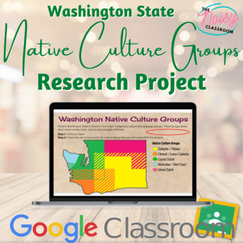 Preview of Washington Native Culture Groups Research Project
