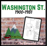 Washington State History: 1900-1931 Sup. Activities No Pre