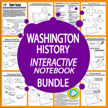 Preview of Washington State History–ALL Content Included–4th Grade Washington State Study