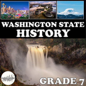 Preview of Washington State History Bundle | Grade 7  ✩₊̣̇. ੈ♡˳ ✧