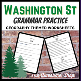 Washington State History/ ELA Block Geography Themed Gramm