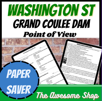 Preview of Washington State History Grand Coulee Dam UPDATED Point of View Lesson   WA PNW