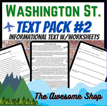 Preview of Washington State History Informational Reading Pack #2 PNW,  WA