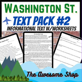 Washington State History Informational Reading Pack #2 PNW,  WA