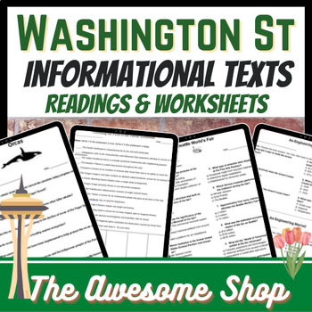 Preview of Washington State History Informational Text Pack WA PNW