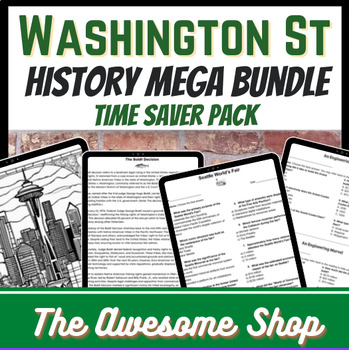 Preview of Washington State History SUPPLEMENTAL Resources for 7th Grade WA PNW