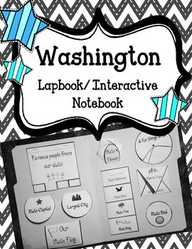 Preview of Washington State Lapbook. Interactive Notebook. US History and Geography