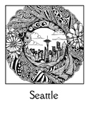 Washington State Seattle Coloring Page Free