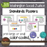 Washington State Social Justice - Grades 3-5 Standards Posters