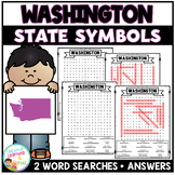Washington State Symbols Word Search Puzzle Worksheets