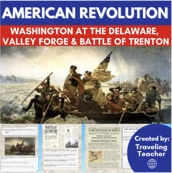 Preview of Washington at Delaware, Valley Forge & Battle of Trenton - American Revolution