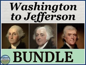 Preview of Washington to Jefferson BUNDLE