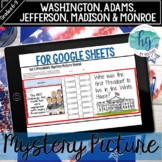 Washington to Monroe Mystery Picture Reveal Review Activit