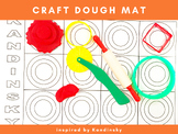 Wassily Kandinsky Craft Dough 11″x17″ Mat, Play Dough Activity