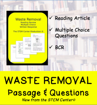 Preview of Waste Removal - Distance Learning