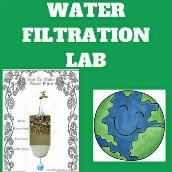 Preview of Ecology, Earth Day Wastewater Filtration System High School Science