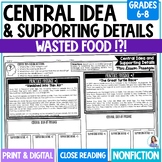 Central Idea & Supporting Details in NonFiction - Reading 