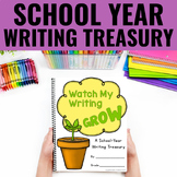 Writing Paper with Picture Box - School Year Writing Treas