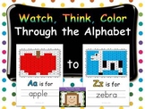 Watch, Think, Color Through the Alphabet Bundle