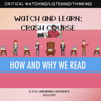 Preview of Watch and Learn Video-Based Crash Course ELA Activity - Homework/Print & Go