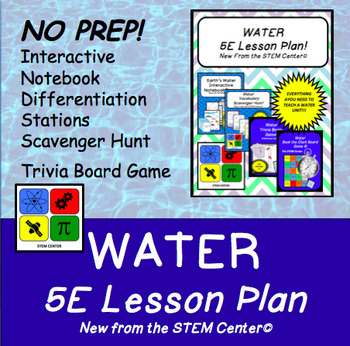 Preview of Water 5 E Lesson Plan