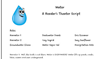 Preview of Water - A Readers Theater Script