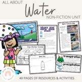 Water | All about water | non-fiction unit & the water cyc