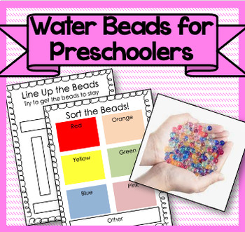 Preview of Water Bead Activities for Preschoolers!