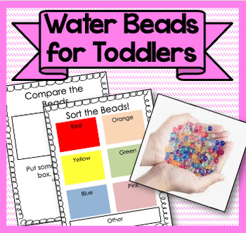 Preview of Water Bead Activities for Toddlers!