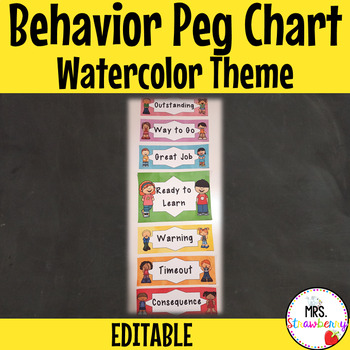 Color Behavior Chart For Classroom